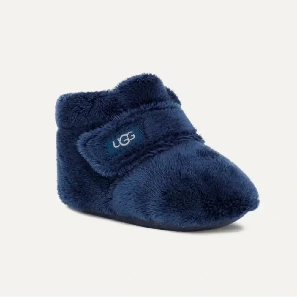 UGG Navy Blue Bixbee Fuzzy Baby Booties (NWOT)